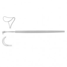 Cushing Retractor / Saddle Hook Stainless Steel, 24 cm - 9 1/2" Blade Size 18 mm